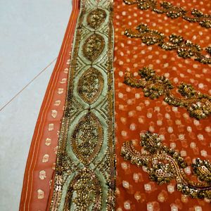 festival ware saree with blouse