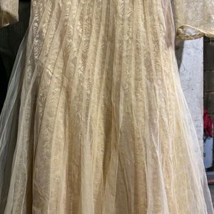 Golden Anarkali Suit For Women