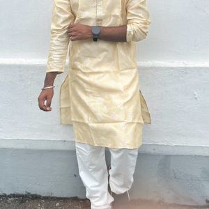 One Time Used Kurtha With Pyjama Set