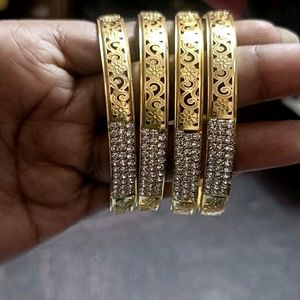 Gold Look Bridal Bangles New