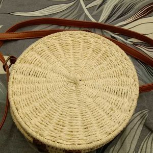 Round Bamboo Bag