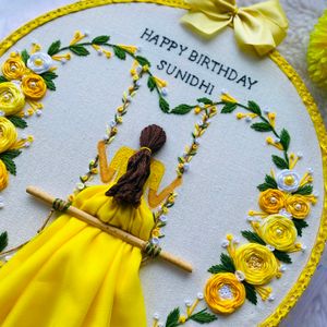 Birthday Hoop Art