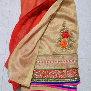 Heavy Saree With Blouse