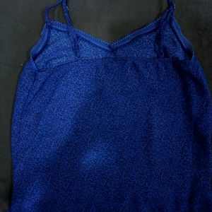 Blue One Strip Crop Top For Girls!