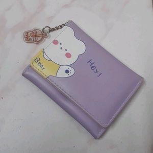 New Purple Cute Wallet For Girls