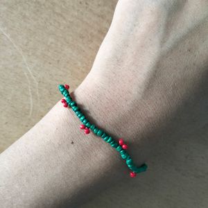 Cherry Beaded Bracelet