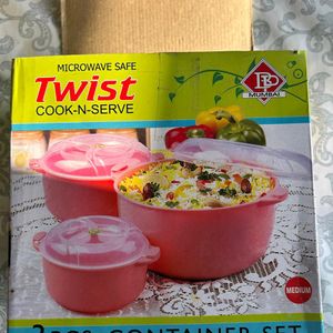 Microwave Container Set 3 Piece