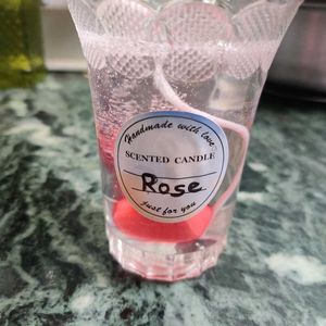 Rose Scented Candle