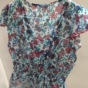 Sheer Floral T-shirt