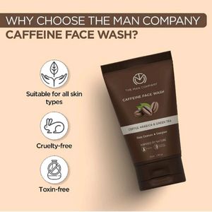 THE MAN COMPANY CAFFEINE FACE WASH Pack of 2