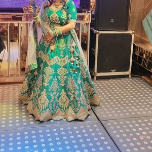 Peacock Green Lehnga