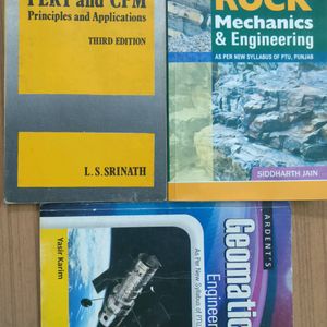 PERT & CPM, GEOMATICS ENGG., ROCK MECHANICS & ENGG