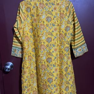 Biba Yellow Color Kutti Set (36) For Sale 🔥🔥