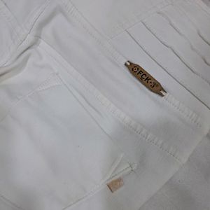 White Skinny Jean's Fck-3