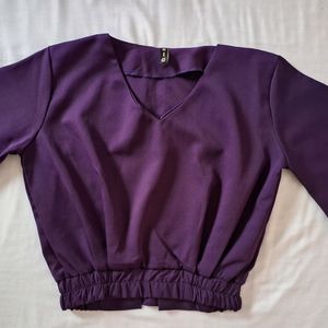 Sale!!Women Purple Blouse Top!!