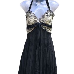 Butterfly Halterneck Dress