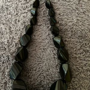 Black Stone Necklace