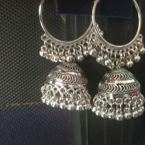 Navratri Special Oxidised Jhumka