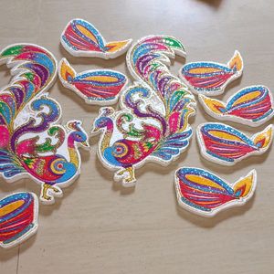 Handmade Thermocol Diwali Decor Item