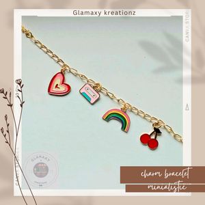 Enamel Charm Bracelet