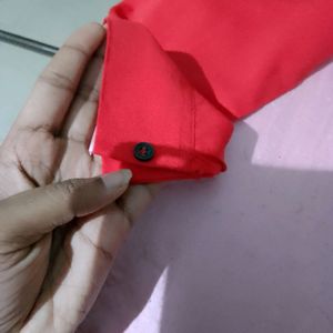 NEW BRIGHT RED SHIRT FOR FEMALES