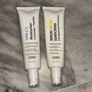 COMBO Mycosiq moisturiser and sunscreen