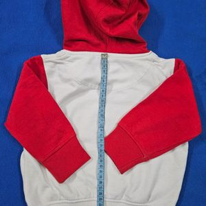 Red ♥️ & White Rugby Hoodie