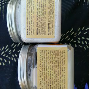 Kashni Herbal D-tan Scrub/Face Pake Jar.