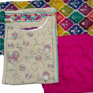 Pure Cotton And Georgette Complete Suits