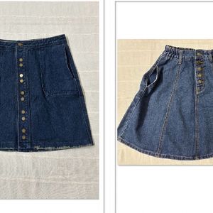 Denim Mini Skirts (2)