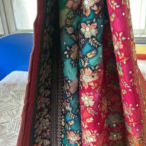 Heavy dupatta