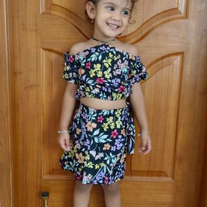 Pretty Kids Dress Top And Skirt