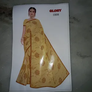 Saree With Unstitched Blouse