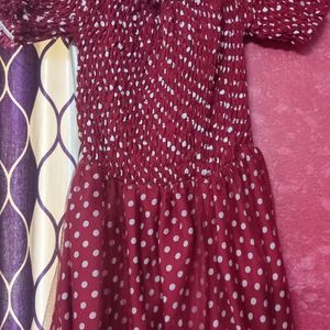 Mini Polka Dot Dress