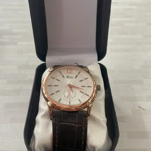 Watch With Leather Strap