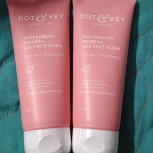 Combo Of 2 Dot & Key Watermelon Face Wash