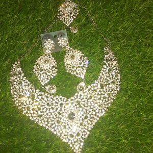 New💥Beautiful Stone Work Necklaceset