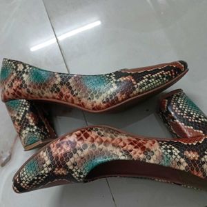 Snake Print Heel Bellies