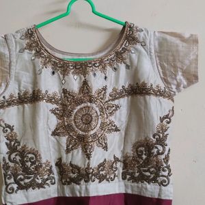 Ethnic Stone Work Gown