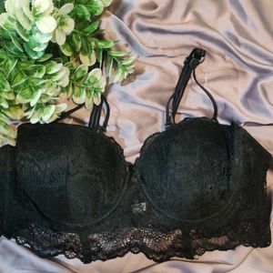 black lace bra