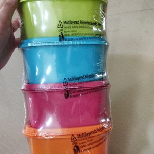 Store Fresh Square Container -4pc Set