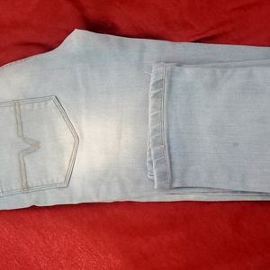 Unisex Light Blue Jeans👖