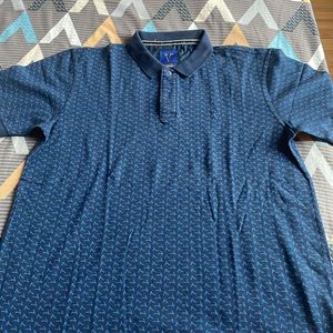 Van Heusen Navy Blue T-shirt