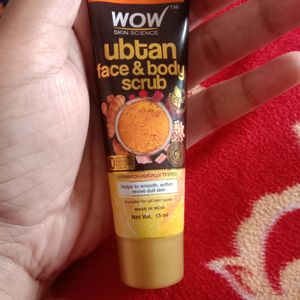 Wow Ubtan Face And Body Scrub