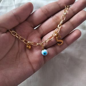 Evil Eye Initial Bracelet Rakhis 🤍🫶🏻