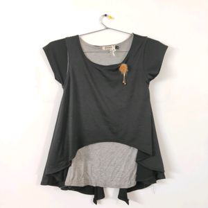 black cape top (girl's)