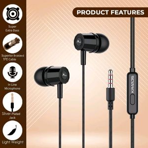 Kratos Thump Wired Earphones,