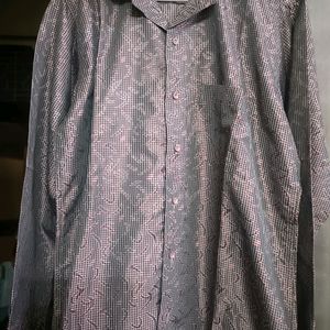 Self Design Party Wear Shirt For Men In M Size