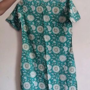 Light green Colour Printed Kurti