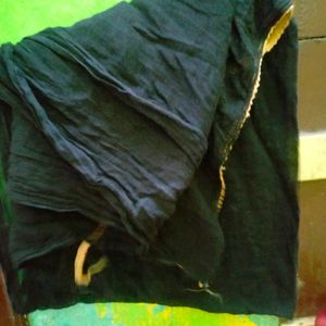 Black Cotton Dupatta